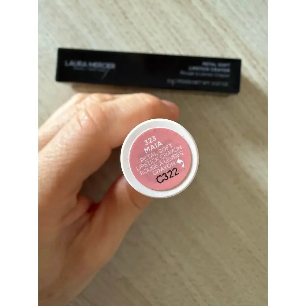 $36 Laura Mercier Petal Soft Lipstick Crayon 323 Maia Peach Pink